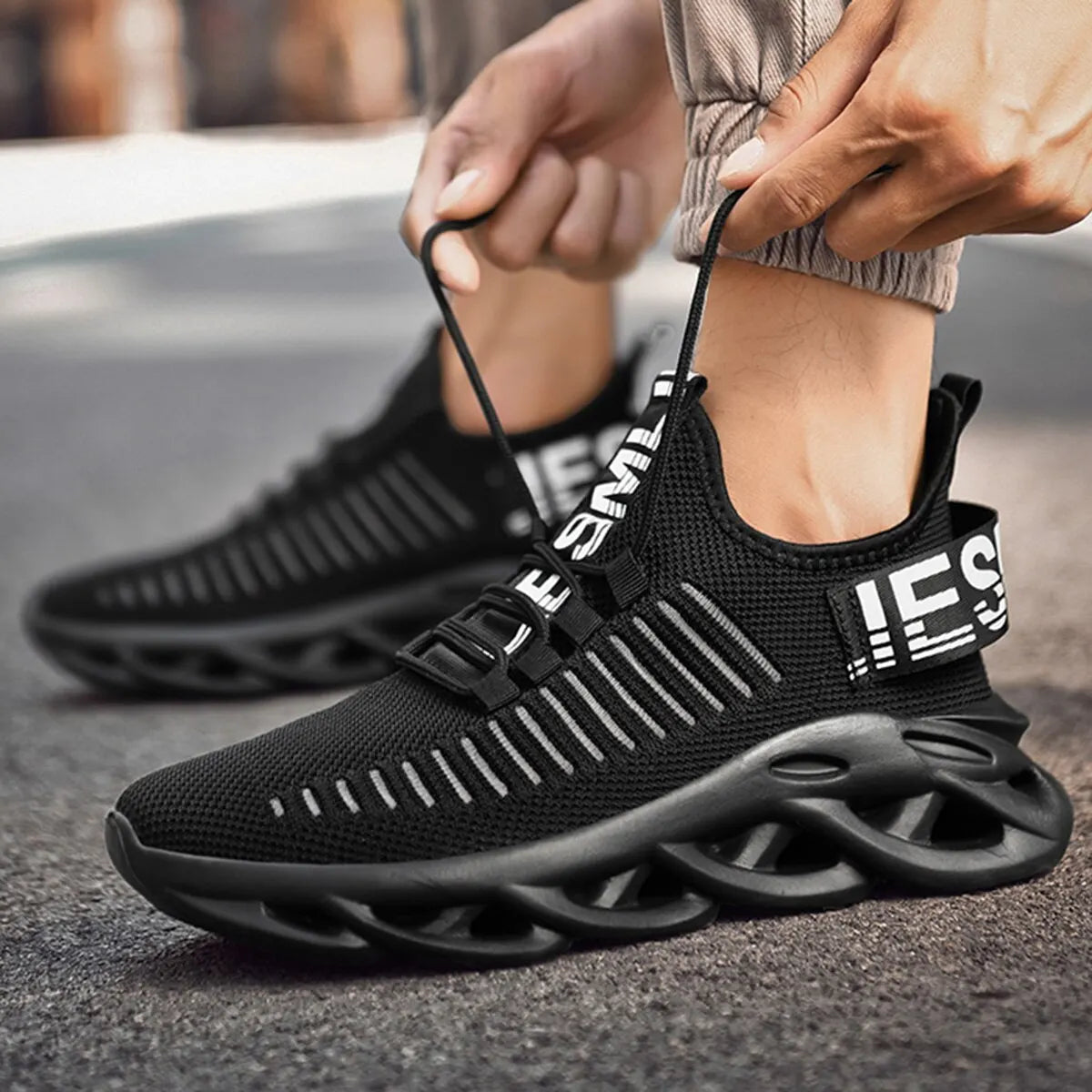 Men's Breathable Mesh Athletic Sneakers