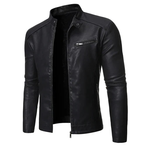 Men's Stylish Casual Leather Jacket