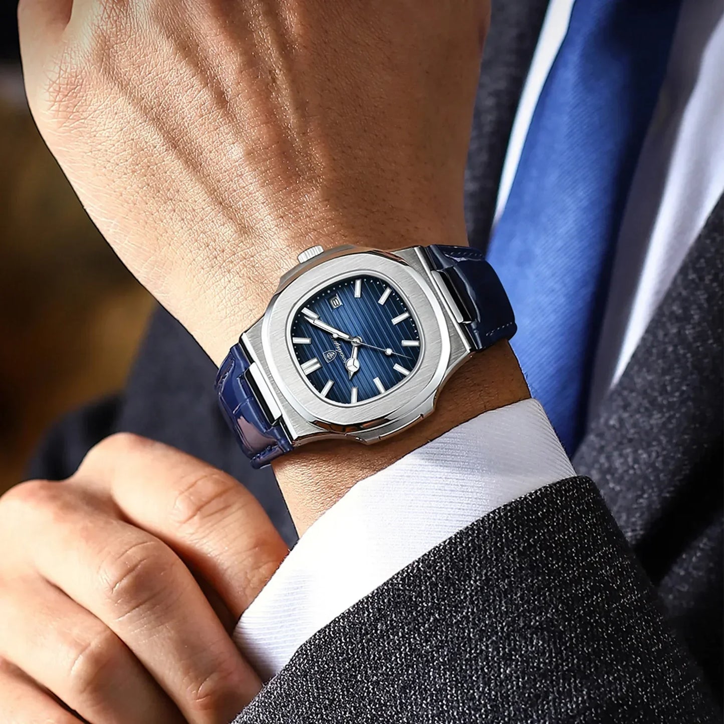Zavenco Poedegar 40mm Leather Watch